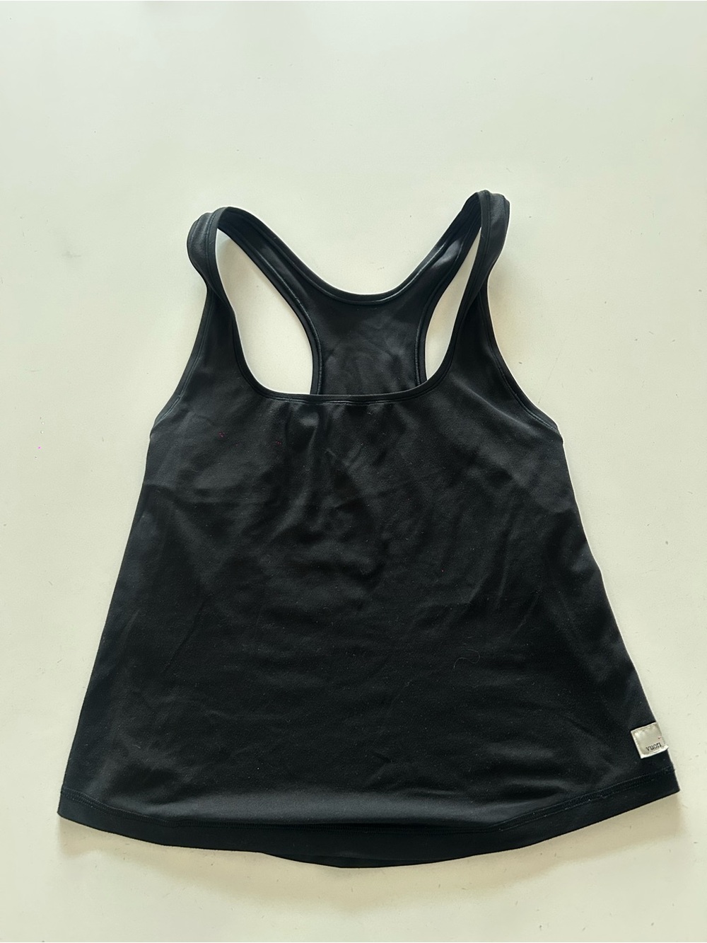 Vuori Black Racerback workout top